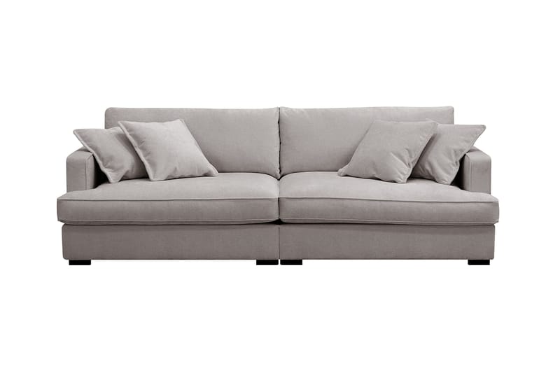 Rossita Lyx 3-sits Extra djup Soffa i Chenille - Grå/Brun - Möbler - Vardagsrum - Soffor - 3-sits soffor