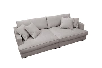Rossita Lyx 3-sits Extra djup Soffa i Chenille - Grå/Brun - Möbler - Vardagsrum - Soffor - 3-sits soffor