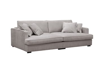 Rossita Lyx 3-sits Extra djup Soffa i Chenille - Grå/Brun - Möbler - Vardagsrum - Soffor - 3-sits soffor