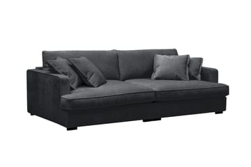 Rossita Lyx 3-sits Extra djup Soffa i Chenille - Svart - Möbler - Vardagsrum - Soffor - 3-sits soffor