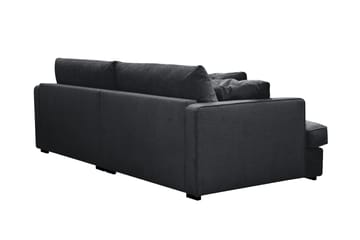 Rossita Lyx 3-sits Extra djup Soffa i Chenille - Svart - Möbler - Vardagsrum - Soffor - 3-sits soffor