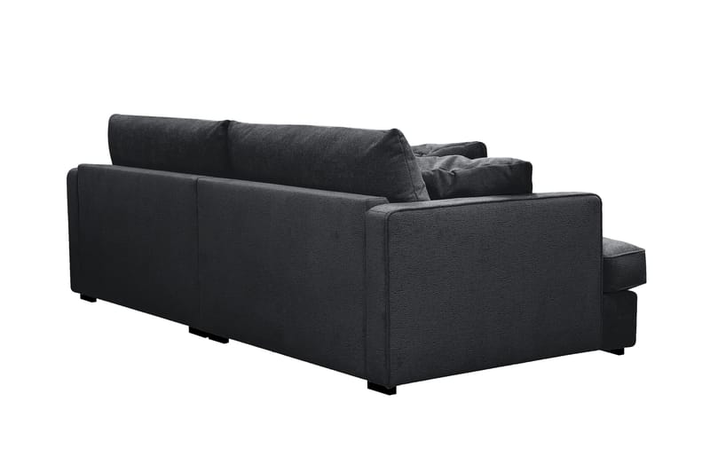 Rossita Lyx 3-sits Extra djup Soffa i Chenille - Svart - Möbler - Vardagsrum - Soffor - 3-sits soffor
