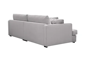 Rossita Lyx 3-sits Extra djup Soffa i Chenille - Trenza 03, Grå Chenille - Möbler - Vardagsrum - Soffor - 3-sits soffor