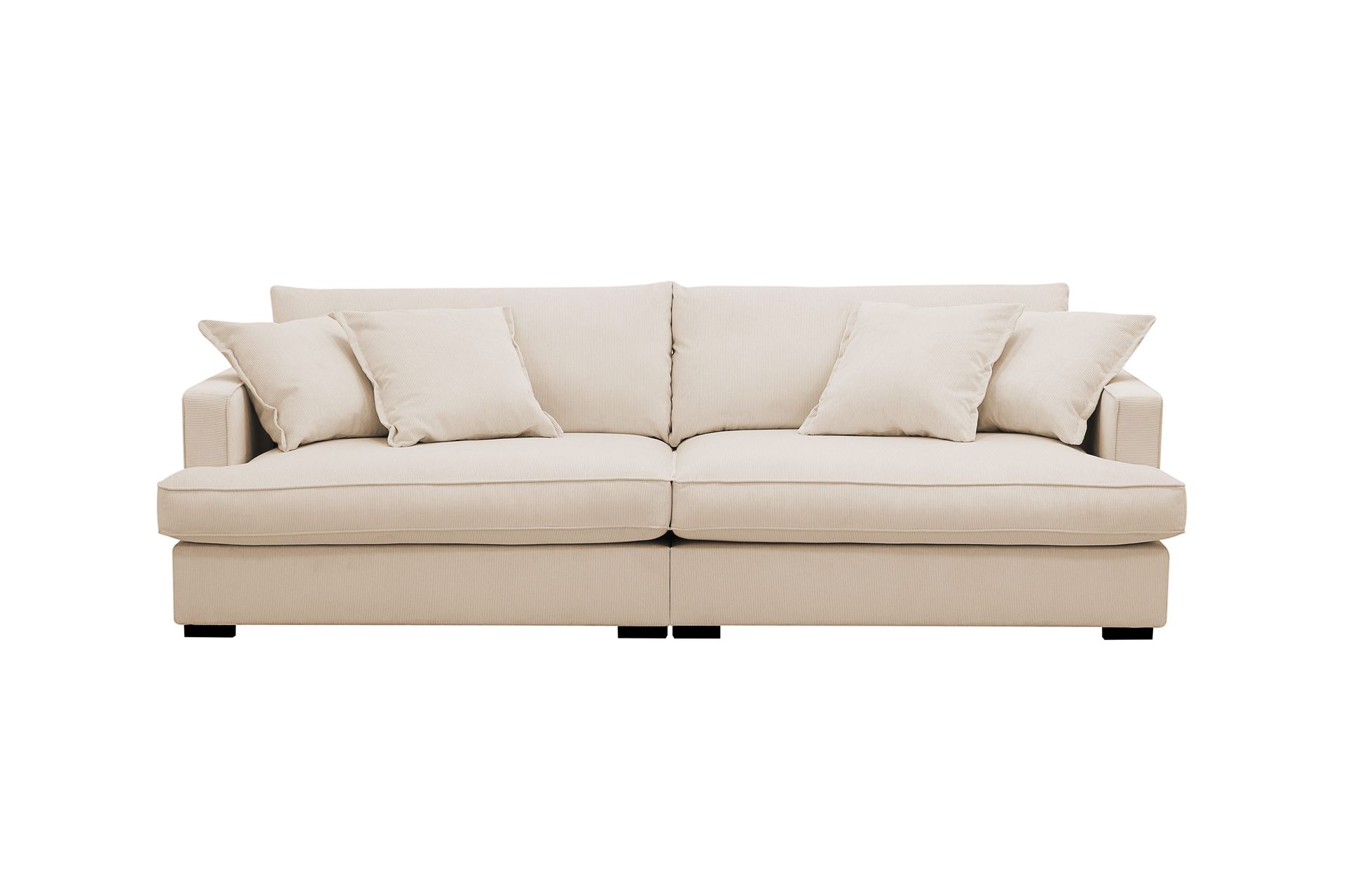 Rossita Lyx 3-sits Extra djup Soffa i Manchester - Beige