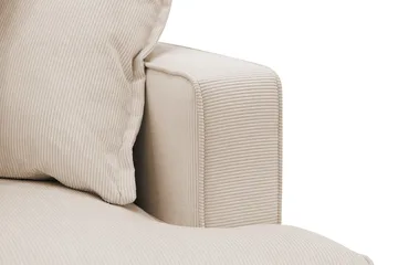 Rossita Lyx 3-sits Extra djup Soffa i Manchester - Beige - Möbler - Vardagsrum - Soffor - 3-sits soffor