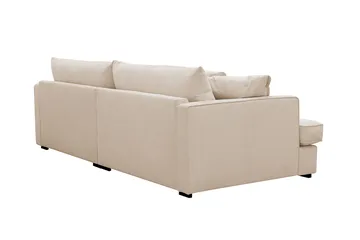 Rossita Lyx 3-sits Extra djup Soffa i Manchester - Beige - Möbler - Vardagsrum - Soffor - 3-sits soffor