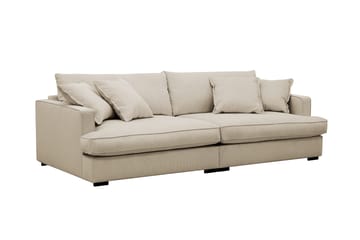 Rossita Lyx 3-sits Extra djup Soffa i Manchester - Kräm - Möbler - Vardagsrum - Soffor - 3-sits soffor