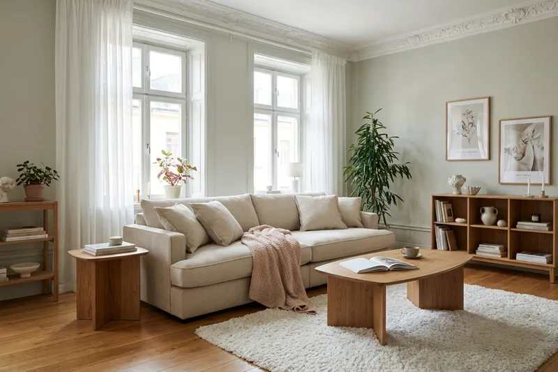 Rossita Lyx 3-sits Extra djup Soffa i Manchester - Kräm - Möbler - Vardagsrum - Soffor - 3-sits soffor
