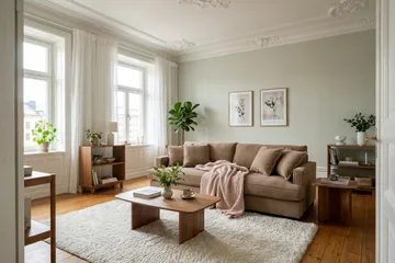 Rossita Lyx 3-sits Extra djup Soffa i Manchester - Ljusbrun - Möbler - Vardagsrum - Soffor - 3-sits soffor