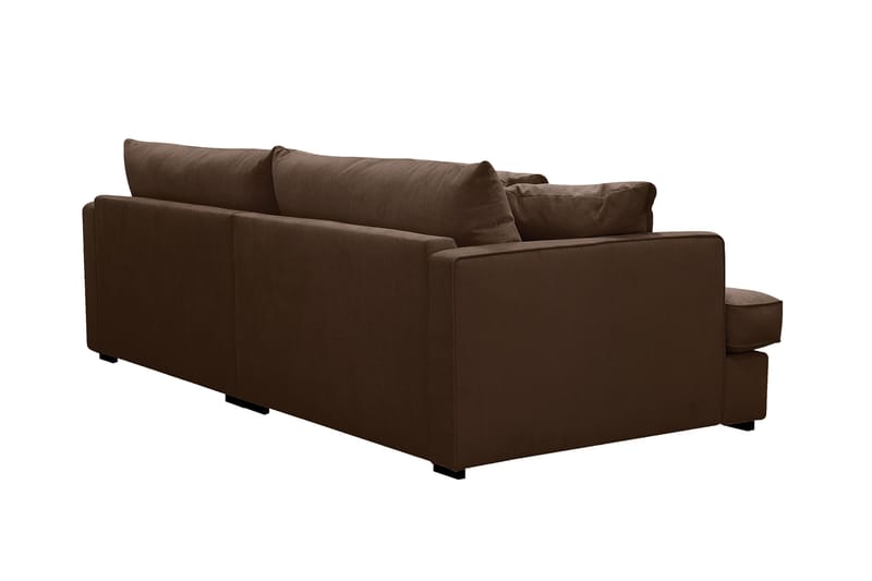 Rossita Lyx 3-sits Extra djup Soffa i Manchester - Mörkbrun - Möbler - Vardagsrum - Soffor - 3-sits soffor