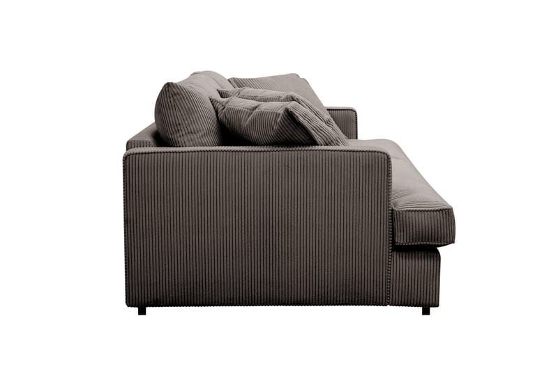 Rossita Lyx 3-sits Extra djup Soffa i Manchester - Mörkgrå - Möbler - Vardagsrum - Soffor - 3-sits soffor