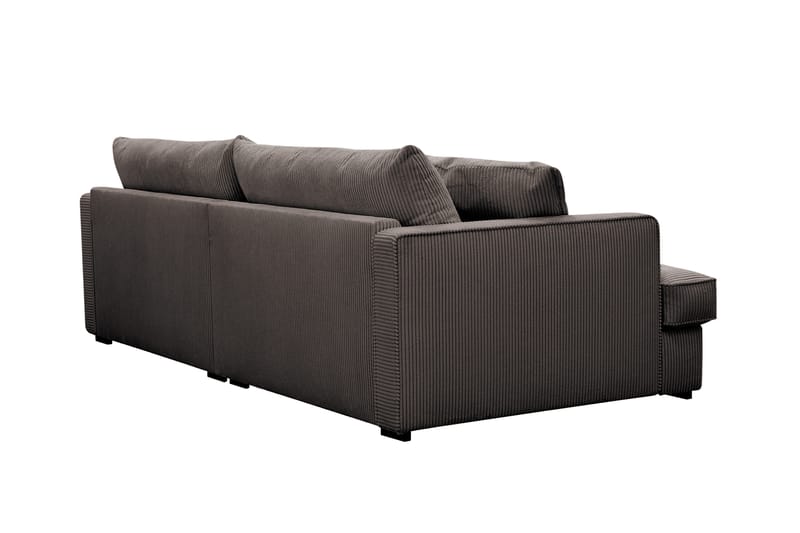 Rossita Lyx 3-sits Extra djup Soffa i Manchester - Mörkgrå - Möbler - Vardagsrum - Soffor - 3-sits soffor