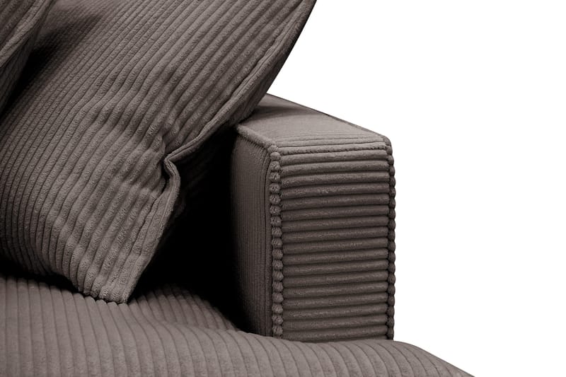 Rossita Lyx 3-sits Extra djup Soffa i Manchester - Mörkgrå - Möbler - Vardagsrum - Soffor - 3-sits soffor