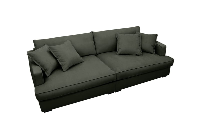 Rossita Lyx 3-sits Extra djup Soffa i Manchester - Mörkgrön - Möbler - Vardagsrum - Soffor - 3-sits soffor