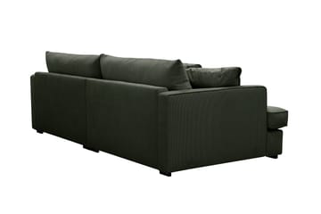 Rossita Lyx 3-sits Extra djup Soffa i Manchester - Mörkgrön - Möbler - Vardagsrum - Soffor - 3-sits soffor