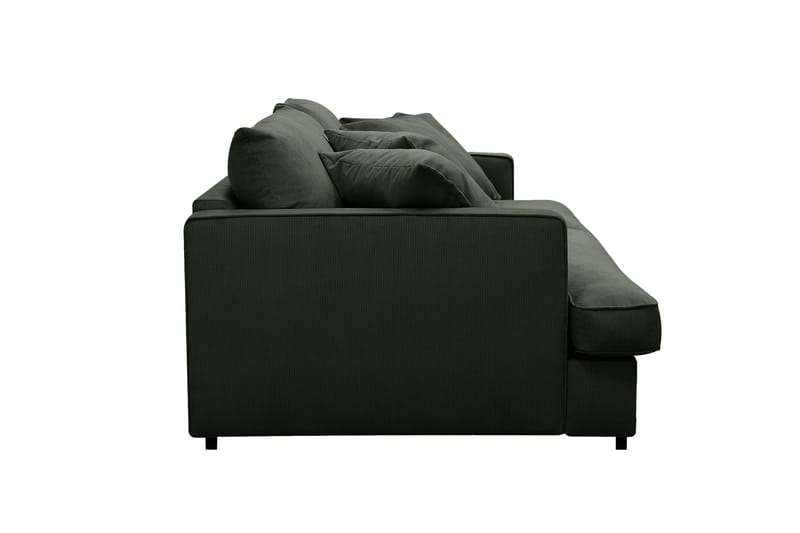 Rossita Lyx 3-sits Extra djup Soffa i Manchester - Mörkgrön - Möbler - Vardagsrum - Soffor - 3-sits soffor