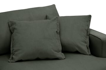 Rossita Lyx 3-sits Extra djup Soffa i Manchester - Mörkgrön - Möbler - Vardagsrum - Soffor - 3-sits soffor