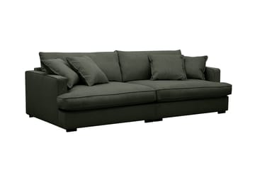 Rossita Lyx 3-sits Extra djup Soffa i Manchester - Mörkgrön - Möbler - Vardagsrum - Soffor - 3-sits soffor