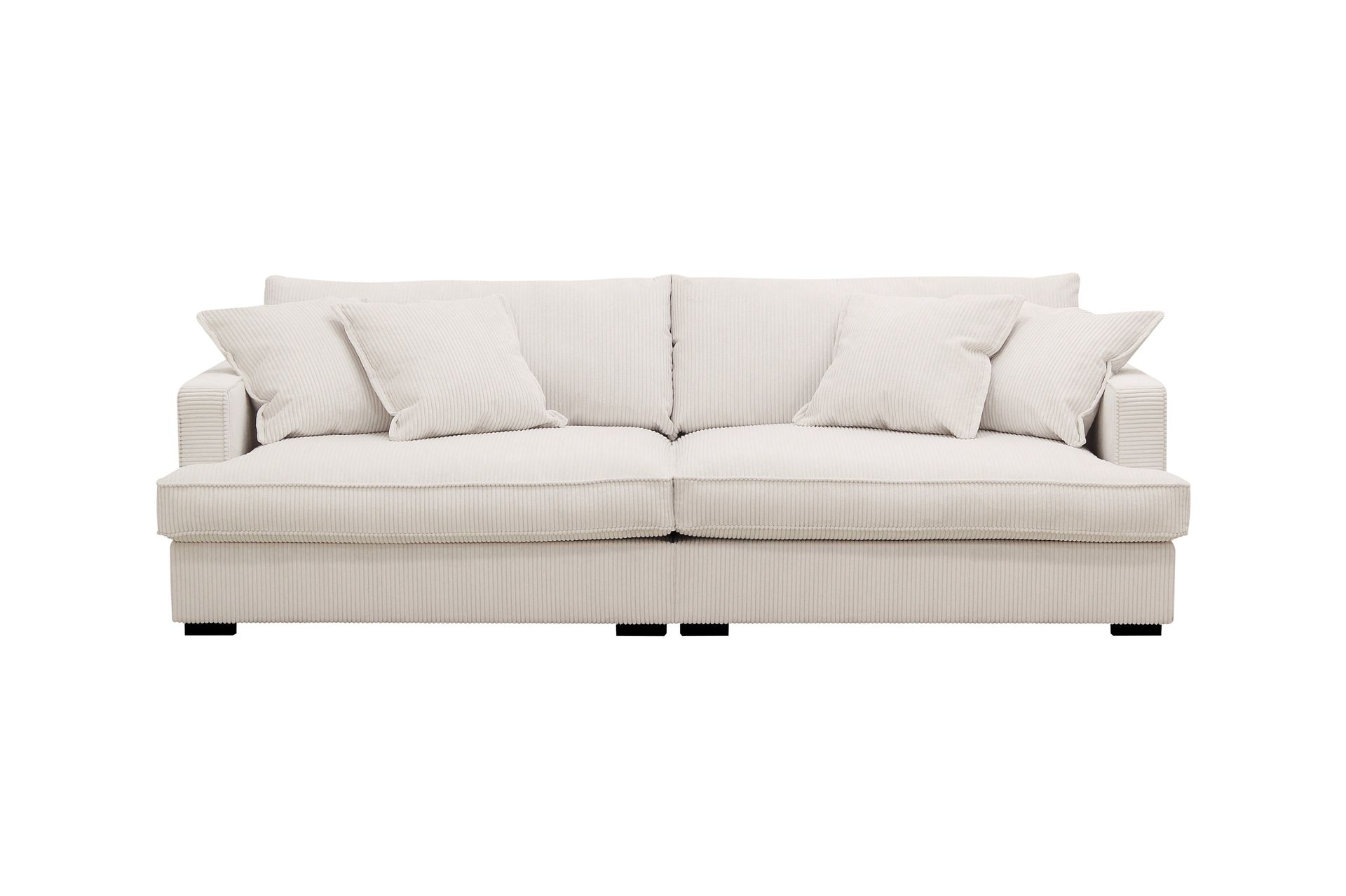 Rossita Lyx 3-sits Extra djup Soffa i Manchester - Naturvit