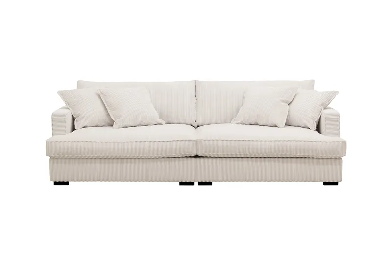 Rossita Lyx 3-sits Extra djup Soffa i Manchester, Naturvit