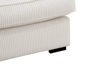 Rossita Lyx 3-sits Extra djup Soffa i Manchester - Offwhite - Möbler - Vardagsrum - Soffor - 3-sits soffor