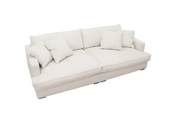 Rossita Lyx 3-sits Extra djup Soffa i Manchester - Offwhite - Möbler - Vardagsrum - Soffor - 3-sits soffor