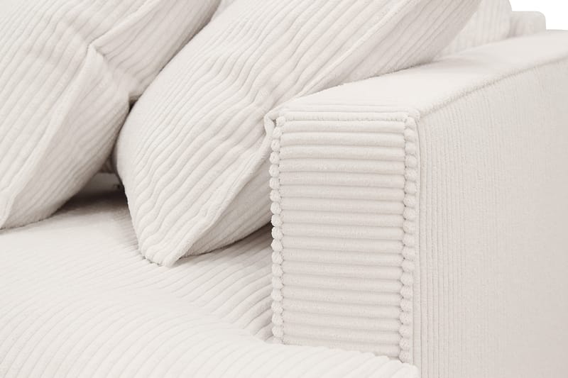 Rossita Lyx 3-sits Extra djup Soffa i Manchester - Offwhite - Möbler - Vardagsrum - Soffor - 3-sits soffor