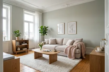 Rossita Lyx 3-sits Extra djup Soffa i Sammet - Beige - Möbler - Vardagsrum - Soffor - Sammetssoffor