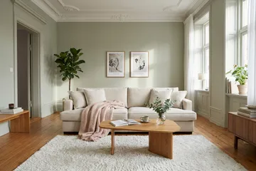 Rossita Lyx 3-sits Extra djup Soffa i Tyg - Beige - Möbler - Vardagsrum - Soffor - 3-sits soffor