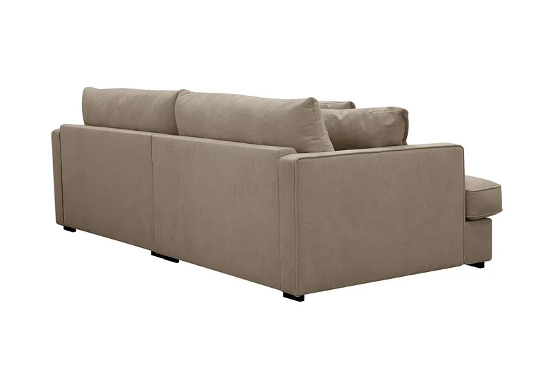 Rossita Lyx 3-sits Extra djup Soffa i Tyg - Brun - Möbler - Vardagsrum - Soffor - 3-sits soffor