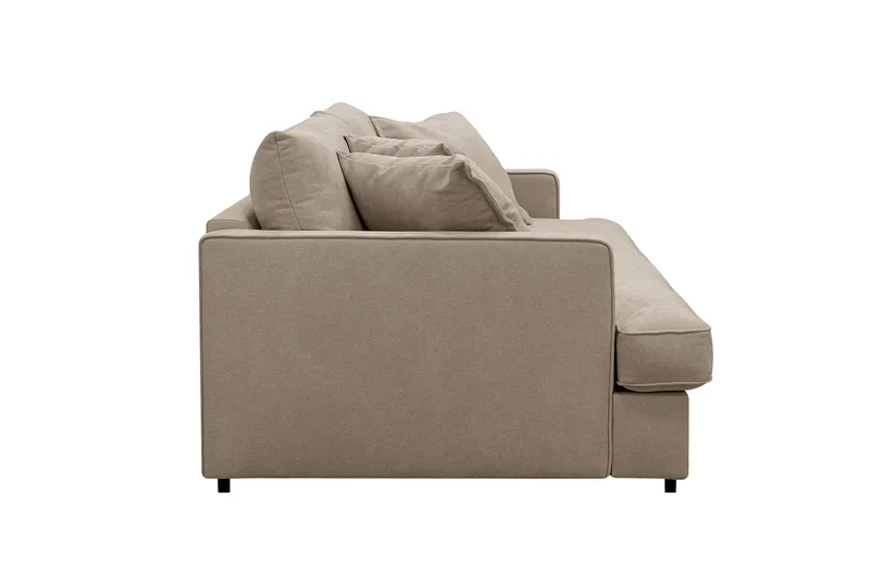 Rossita Lyx 3-sits Extra djup Soffa i Tyg - Brun - Möbler - Vardagsrum - Soffor - 3-sits soffor