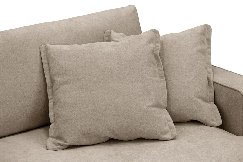 Rossita Lyx 3-sits Extra djup Soffa i Tyg - Brun - Möbler - Vardagsrum - Soffor - 3-sits soffor