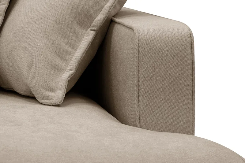 Rossita Lyx 3-sits Extra djup Soffa i Tyg - Brun - Möbler - Vardagsrum - Soffor - 3-sits soffor