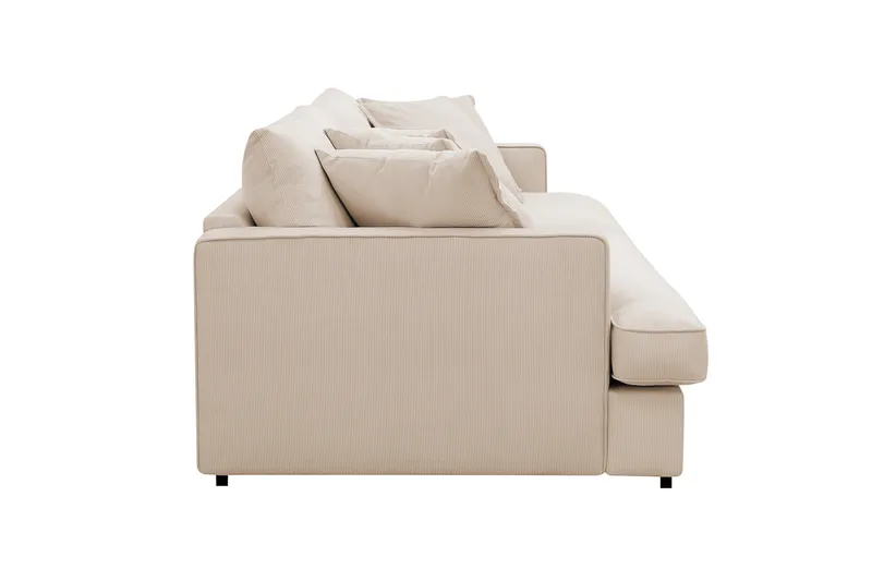 Rossita Lyx 3,5-sits Extra djup Soffa i Manchester - Beige - Möbler - Vardagsrum - Soffor - 4-sits soffor
