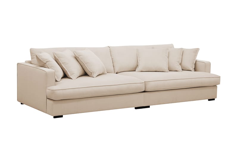 Rossita Lyx 3,5-sits Extra djup Soffa i Manchester - Beige - Möbler - Vardagsrum - Soffor - 4-sits soffor