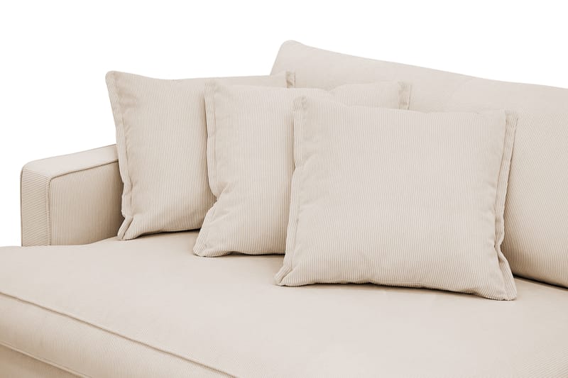 Rossita Lyx 3,5-sits Extra djup Soffa i Manchester - Beige - Möbler - Vardagsrum - Soffor - 4-sits soffor