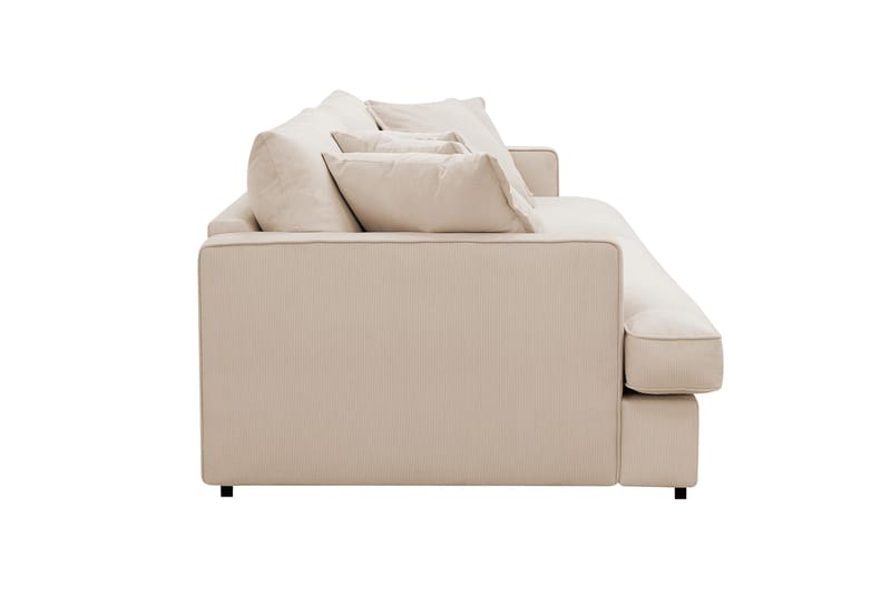Rossita Lyx 3,5-sits Extra djup Soffa i Manchester - Beige - Möbler - Vardagsrum - Soffor - 4-sits soffor
