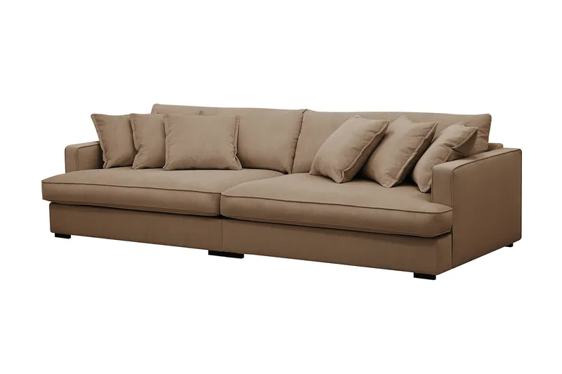 Rossita Lyx 3,5-sits Extra djup Soffa i Manchester - Brun - Möbler - Vardagsrum - Soffor - 4-sits soffor
