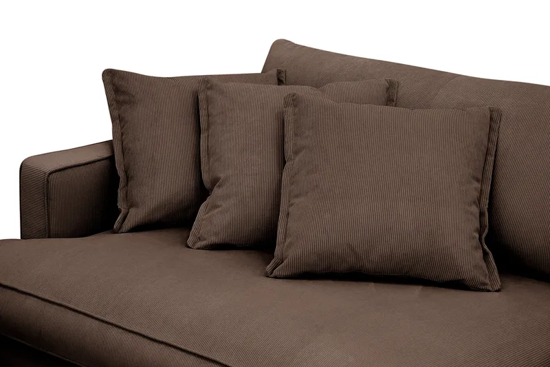 Rossita Lyx 3,5-sits Extra djup Soffa i Manchester - Brun - Möbler - Vardagsrum - Soffor - 4-sits soffor