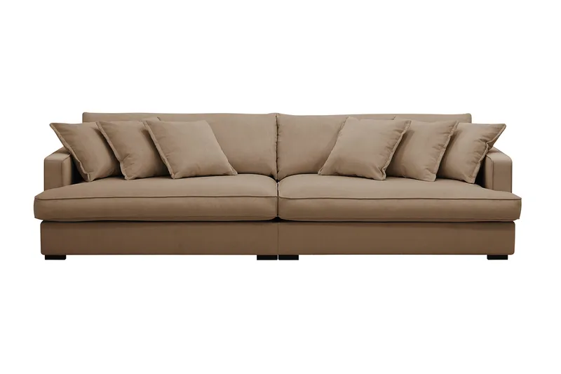 Rossita Lyx 3,5-sits Extra djup Soffa i Manchester - Brun - Möbler - Vardagsrum - Soffor - 4-sits soffor