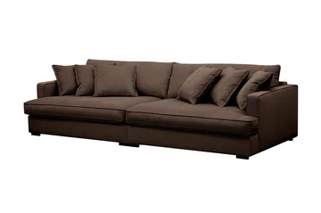 Rossita Lyx 3,5-sits Extra djup Soffa i Manchester - Brun - Möbler - Vardagsrum - Soffor - 4-sits soffor