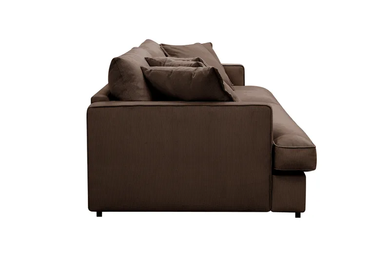 Rossita Lyx 3,5-sits Extra djup Soffa i Manchester - Brun - Möbler - Vardagsrum - Soffor - 4-sits soffor