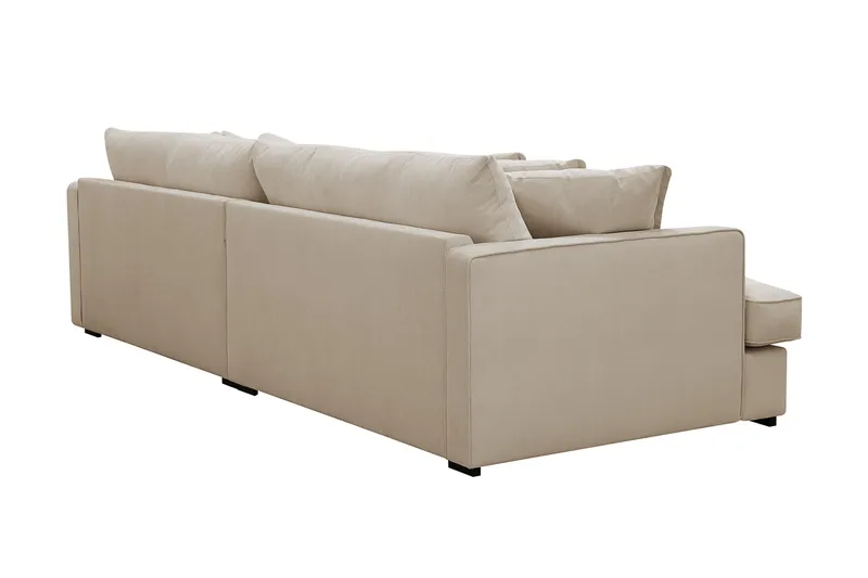 Rossita Lyx 3,5-sits Extra djup Soffa i Manchester - Greige - Möbler - Vardagsrum - Soffor - 4-sits soffor
