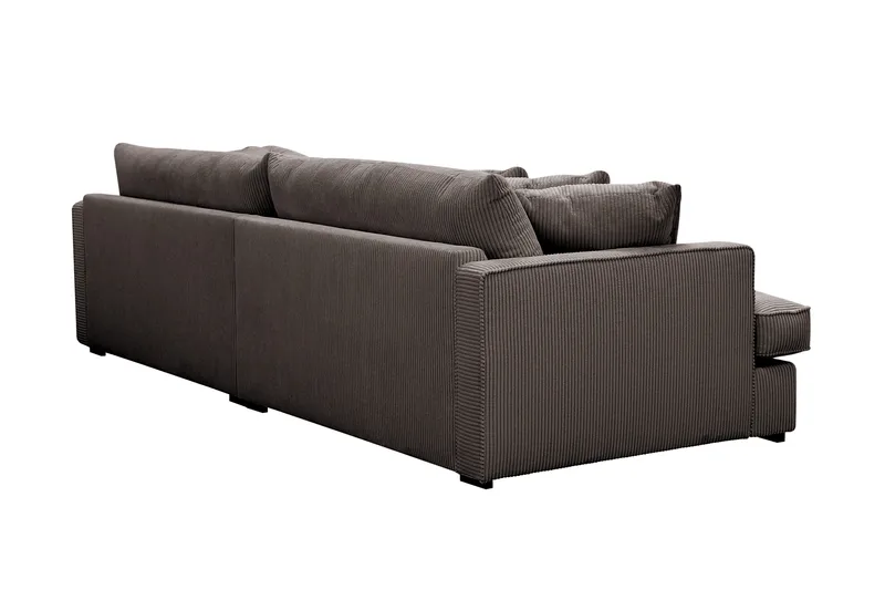 Rossita Lyx 3,5-sits Extra djup Soffa i Manchester - Mörkgrå - Möbler - Vardagsrum - Soffor - 4-sits soffor