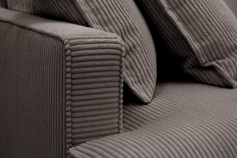 Rossita Lyx 3,5-sits Extra djup Soffa i Manchester - Mörkgrå - Möbler - Vardagsrum - Soffor - 4-sits soffor