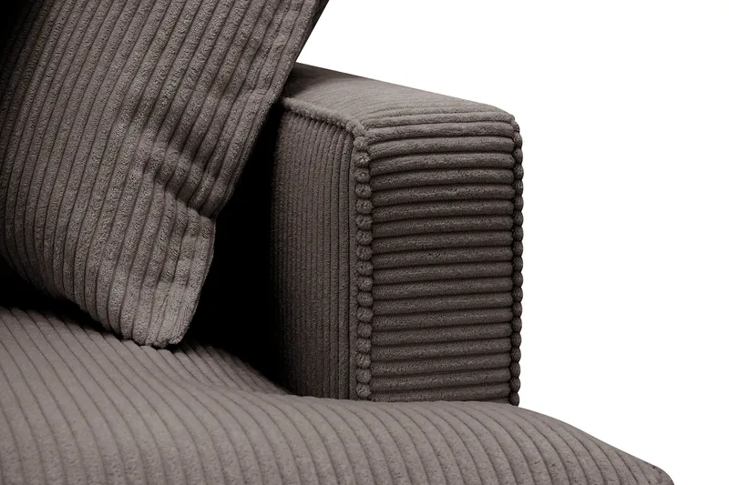 Rossita Lyx 3,5-sits Extra djup Soffa i Manchester - Mörkgrå - Möbler - Vardagsrum - Soffor - 4-sits soffor