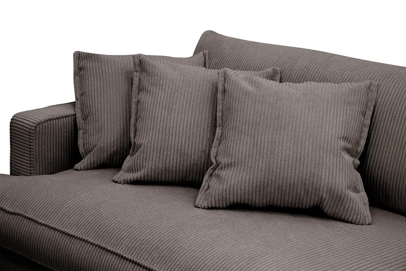 Rossita Lyx 3,5-sits Extra djup Soffa i Manchester - Mörkgrå - Möbler - Vardagsrum - Soffor - 4-sits soffor