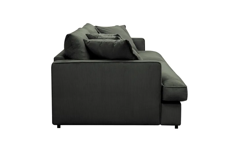 Rossita Lyx 3,5-sits Extra djup Soffa i Manchester - Mörkgrön - Möbler - Vardagsrum - Soffor - 4-sits soffor