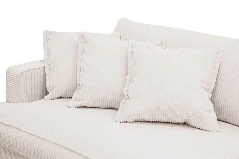 Rossita Lyx 3,5-sits Extra djup Soffa i Manchester - Offwhite - Möbler - Vardagsrum - Soffor - 4-sits soffor