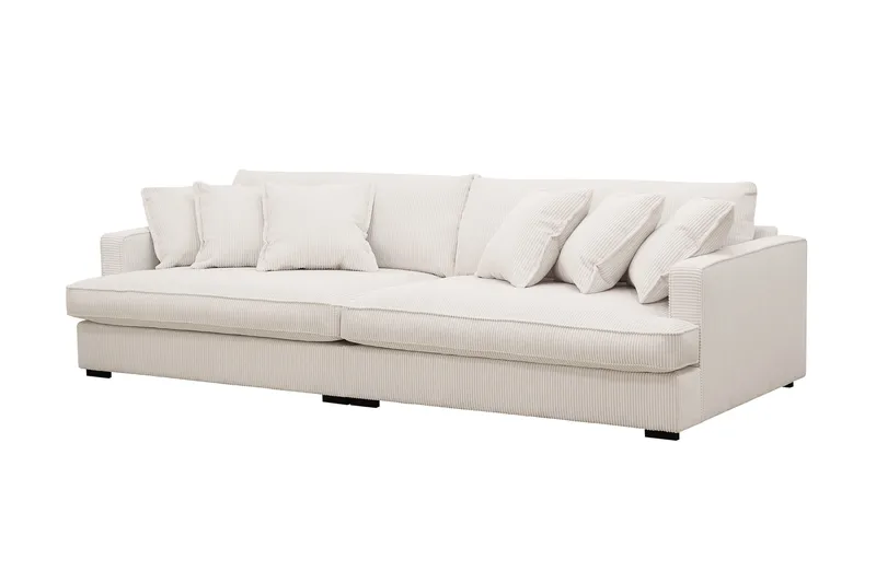 Rossita Lyx 3,5-sits Extra djup Soffa i Manchester - Offwhite - Möbler - Vardagsrum - Soffor - 4-sits soffor